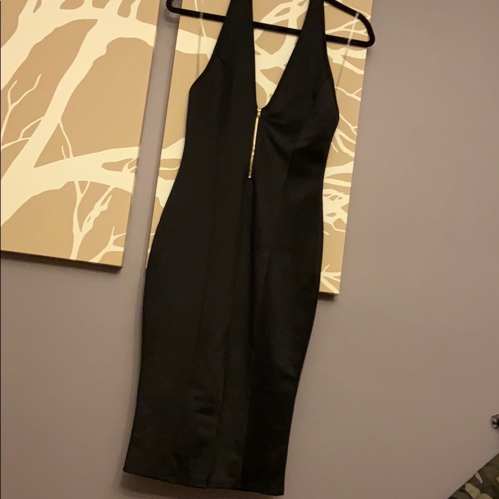 BNwT. Black Midi Formal Dress Sz L !!